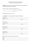 Washington (state) Sublease Agreement Template