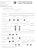 Fillable Elevator 5 Year Safety Test Report Printable pdf