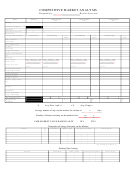 Competitive Market Analysis Template Printable pdf