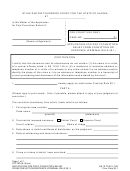 Application For Post Conviction Relief From Conviction Or
