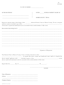 P1 - Request Form - Judicial District Court Of Harris County, Texas
