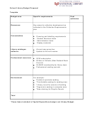 School Library Budget Proposal Template