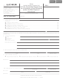 Llc Fax Transmittal Request Form For Certificates Of Good Standing