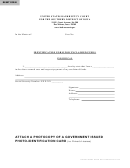 Identification Form For Unclaimed Funds (individual)