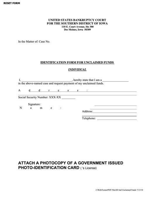 fillable-identification-form-for-unclaimed-funds-individual-printable-pdf-download