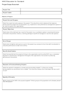 Nhs Education For Scotland Project Scope Document