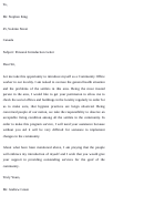 Sample Personal Introduction Letter Template