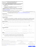 Form Arts-gs - Articles Of Incorporation Of A General Stock Corporation