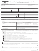 General Disclosure Representation Authorization Form