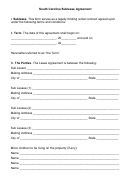 Fillable South Carolina Sublease Agreement Template Printable pdf