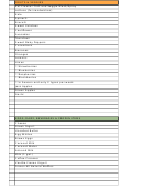 Grocery List Template