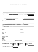 Tennessee Rental Application