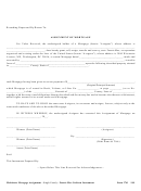 Assignment Of Mortgage Form