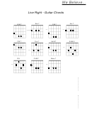 Live Right - Guitar Chords