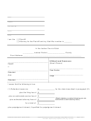 Affidavit And Summons (small Claims) Form