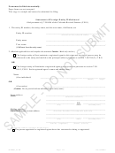 Statement Form Of Foreign Entity Withdrawal - Colorado