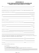 Fillable Appointment Of Short-Term Guardian For Minor Child(Ren) And Durable Healthcare Power Of Attorney Printable pdf