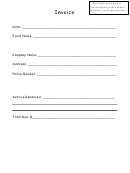 Sample Invoice Template (blank)