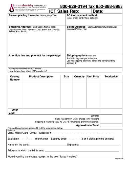 Immunochemistry Invoice Template Printable pdf