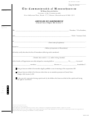 Form 180ame - Articles Of Amendment Form - 2013