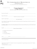 Statement Of Appointment Of Registered Agent - The Commonwealth Of Massachusetts