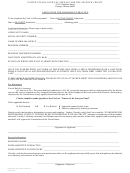 Application For Admission To Practice