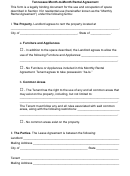 Tennessee Month-to-month Rental Agreement Template