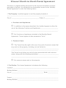 Missouri Month-to-month Rental Agreement Template