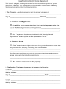 Iowa Month-to-month Rental Agreement Template