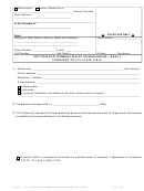 Form Jdf 852 - Petition For Termination Of Guardianship - Adult