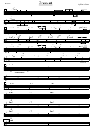 Crescent Sheet Music