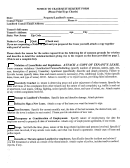 Notice To Cease/quit Request Form