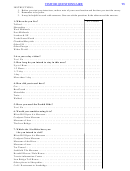 Visitor Questionnaire Template Printable pdf