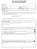 Glpc Job Evaluation Scheme Postholder Questionnaire