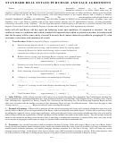Standard Real Estate Purchase And Sale Agreement Printable pdf