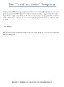 Interview Follow-up Thank You Letter Template