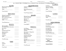 Monthly Personal Financial Budget Worksheet Template