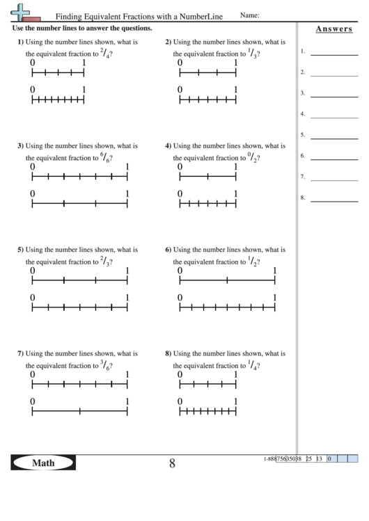 Finding Equivalent Fractions Worksheet Printable pdf