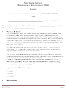 Food Stamp Outreach Memorandum Of Understanding (Mou) Printable pdf