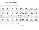 Kansas City Shuffle Jazz Chord Chart