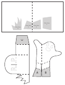 Foldable Halloween Ghost And Tombstone Templates