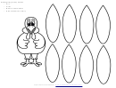 Thanksgiving Turkey Pattern Template