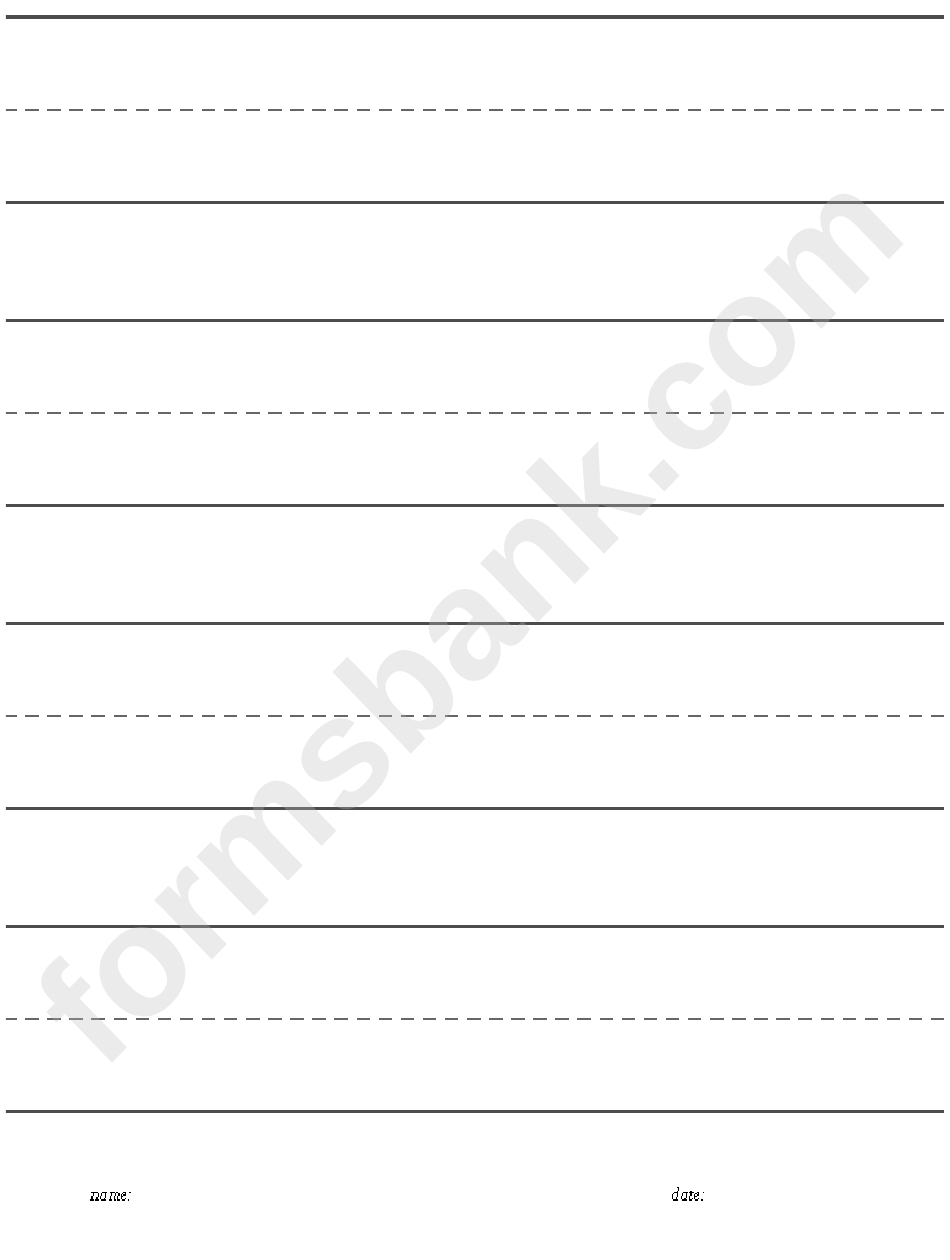 Double Lined Paper