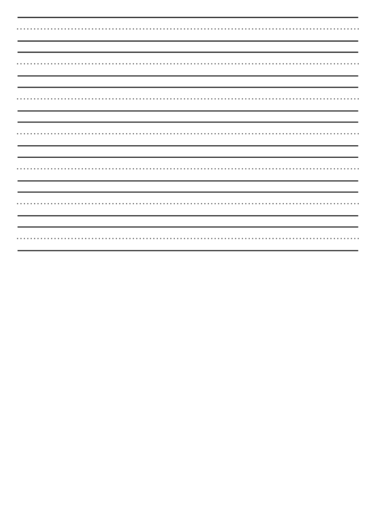 Double Lined Paper Printable pdf