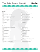 Your Baby Registry Checklist