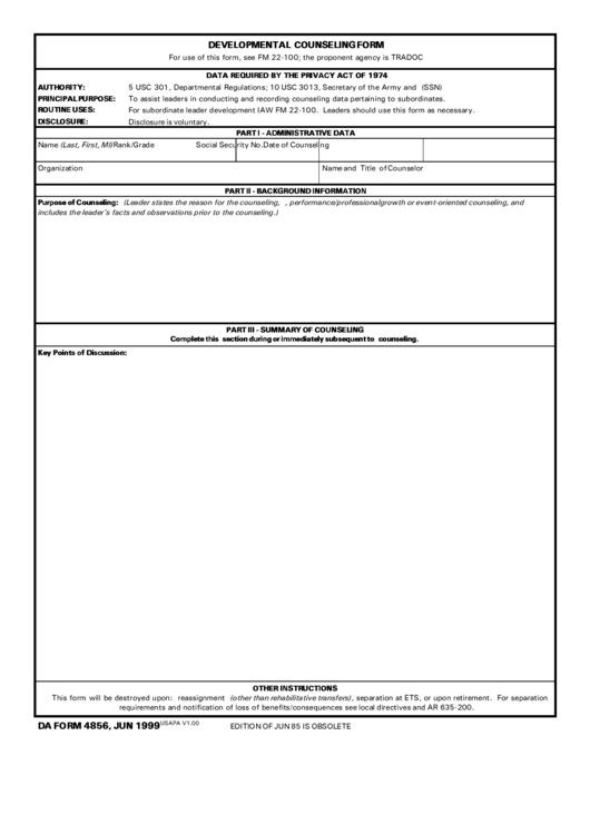da-form-4856-developmental-counseling-form-1999-printable-pdf-download