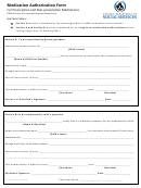 Sample Medication Authorization Form