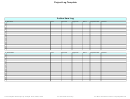 Project Log Template Printable pdf