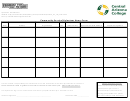 Community Service/volunteer Hours Form