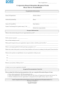 Corporate-based Donation Request Form Ross Stores Foundation